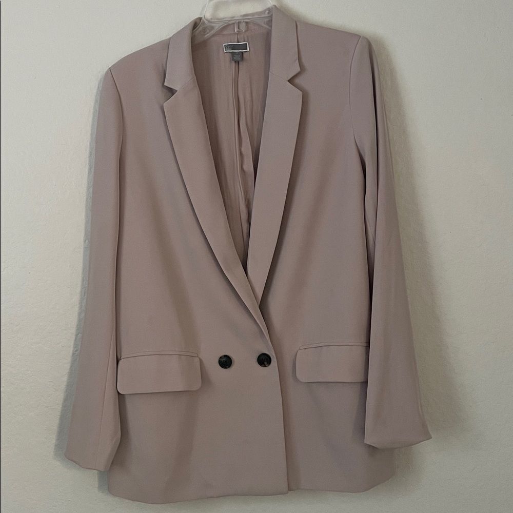 Chelsea28 Double Button Blazer in Beige in Size S